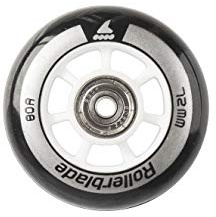 Rollerblade 72 mm Inline-Skate-Rad und Kugellager, 8er-Pack