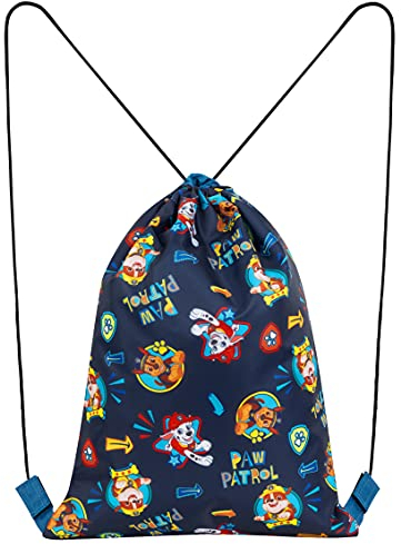 PAW PATROL Turnbeutel Kinder, Turnbeutel Kindergarten und Schule, Sportbeutel Junge Drawstring Bag