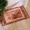 AMIDA Heavy Duty Non-Slip Entrance Rug 50x80cm,Durable Absorbent Door Mats Indoor Rug,Machine Washable Door Mat for Entrance, Inside, Outside, Kitchen,bathroom,living room,Front Back Door(Red)