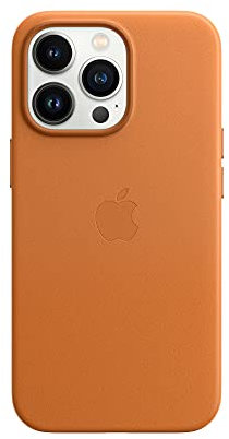 Apple Funda Leather Case con MagSafe (para el iPhone 13 Pro) - Ocre
