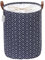 Sea Team Arrow Pattern Laundry Hamper Canvas Fabric Laundry Basket Collapsible Storage Bin with PU Leather Handles and Drawstring Closure, 19.7 by 15.7 inches, Waterproof Inner, Vavy