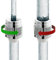 LAXARA® | Wassersparer für Dusche Chrom | Einstellbar von 0,1-23 l/min. | Passend nahezu für alle Handbrausen, Duscharmaturen & Duschköpfe | Installation ohne Werkzeug | Durchflussbegrenzer Dusche