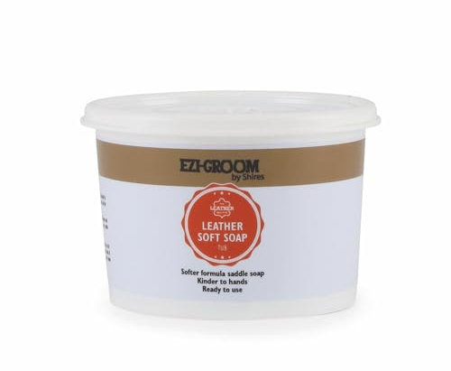 Shires EZI-GROOM Leather Soft Soap Tub 450g