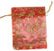 CTLH20 50pcs/Lot 7x9 9x12 11x16 13x18cm Printing Roses Love Christmas Organza sack Drawstring Gift Charm Jewelry Packaging Bags-Red Rose,13x18cm