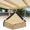 Beige 90% Rete Telo Ombra, 2x2m 3x4m 4x6m 5x5m 6x12m 7x8m 9x10m Panno Ombreggiante Resistente Ai Raggi UV Vela Ombreggiante, Tenda da Sole Privacy con Occhielli (Size : 4x6m(13x20ft))