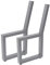 Bankgestell Sitzbank Bank Stuhl Esstisch Sitzecke Metall DIY Gestell Gartenbank (2er-Set, Anthrazit DB703)