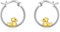 POPLYKE Ente Ohrringe für Frauen Sterling Silber Hoop Earring Cute Animal Jewelry Geschenk für Mädchen (Ente)