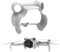 Mini4 Pro Gimbal Cover Parasol para DJI Mavic Mini 4 Pro RC Cámara Drone Accesorios Len Cap Case Protector Parasol