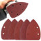 Seven-Flower 40X Mixed Mouse Sanding Sheets Loop Assorted 60/80/120/240 Grits 5 Holes Detail Sandpaper Black and Decker Detail Palm Sander Pads