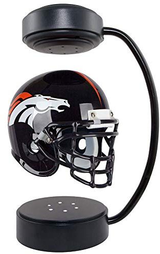 MCBEAN Hover-Helm – rotierender, schwebender Football-Helm mit Magnetständer, NFL-Sammlerstück, perfektes Rugby-Geschenk für Herren, Sportfans, Alumni, Freunde, Sohn, Weihnachten