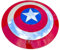 Captain America Schild Replik Metall Prop Shield, 55,5 cm Durchmesser, Rot, Weiß und Blau