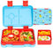 QCQHDU Brotdose Kinder mit 6 Fächern - Lunchbox mit Unterteilungen, Bento Box für Schule, Kindergarten, Outdoor | Leckdicht, Spülmaschinenfest, BPA-Frei(Hellblau)