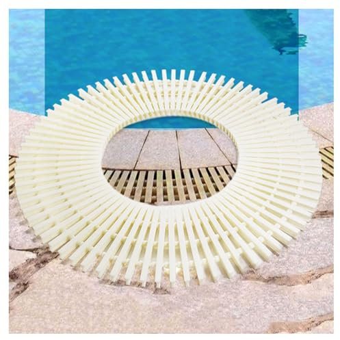 ZGFOZJGC Grille de débordement de Drainage de Piscine, Tapis de Grille de Drainage en Plastique ABS, Filtre de Protection de débordement de gouttière de Drainage pour Salle de Bain intérieure extérie