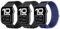 Astorgos 3Pack Correa deportiva de Nylon Compatible con Apple Watch Series 10 42mm,9/8/7 41mm,SE2/SE/6/5/4 40mm,3/2/1 38mm, Correa Deportiva para Hombre Mujer,A