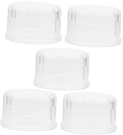 Alipis 5pcs Plastic Shaker Lids Replacement Caps Reusable Drink Cup Covers for Home and Bar Use Sturdy Protective Plastic Shaker Cup Tops
