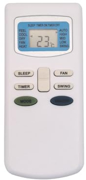 IOOINN GYKQ-03 GYKQ-25e-R 1090110003-R Télécommande pour climatiseur Kelon Shunde Delonghi FanWorld TCL Soleus-Air Orbegozo Conia TAC-07CSC1K TAC09CS/K KFTHP-12 KFTHP-18 FW3-300003-300003-R
