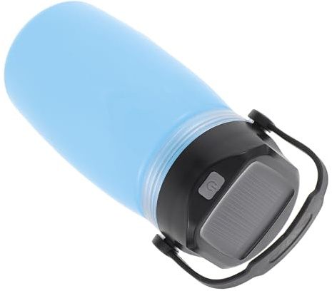 DECORNIJIA Pava Hervidor de Agua Carga Solar USB para Camping y Senderismo, Ligera Lámpara Nocturna, Capacidad 730ml, Material Abs y Silicona Alimentaria