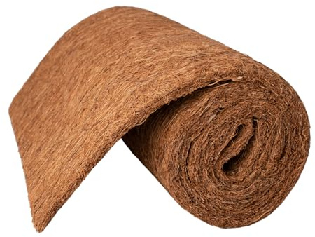 Coco Liner Roll, Coconut Fiber Liners for Planter Hanging Baskets Window Box, Natural Coconut Fiber Sheet Coir Mat Liner for Garden Decoration, Reptile Carpet, Snow Mat (100*30cm/40 x 12)