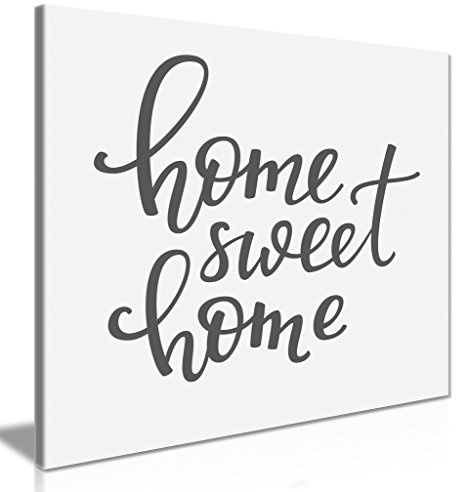 Home Sweet Home Wall Decor Canvas Wall Art Picture Print (20 x 20 Inch)