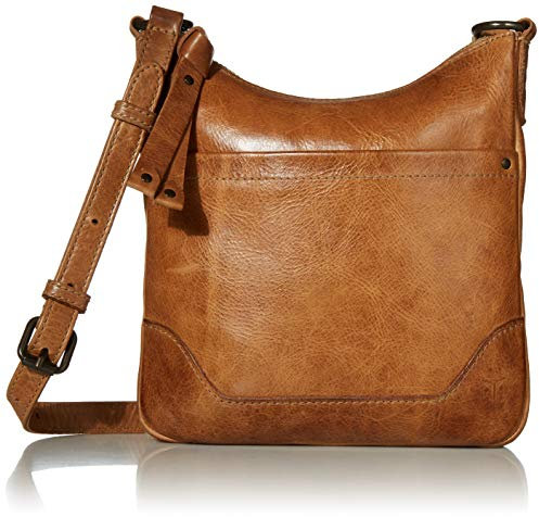 FRYE Women's Melissa Swing Pack Zip Crossbody Bag, Handbag with Adjustable Strap & Pockets Cross Body, Beige, One Size