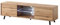 Selsey Lefyr – TV-Lowboard mit LED-Beleuchtung 140 cm (Wotan Eiche Matt)