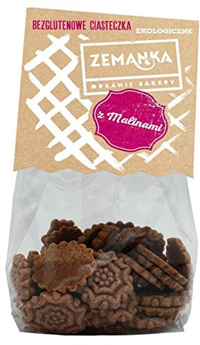 Galletas de frambuesa sin gluten BIO 100 g - ZEMANKA