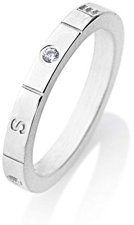 Heartbreaker Windrose Ring I Größen 52-60 I Zirkonia-Ring aus 925 Sterling Silber I Nickelfreier Damenring inkl. Verpackung I In Goldschmiedequalität gefertigt I LD WR 11