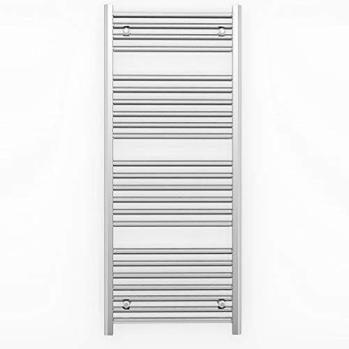 550mm Wide Flat Chrome Heated Towel Rail Radiator Designer Bathroom Radiator For Central Heating Designer