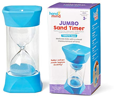 Learning Resources sablier d'une minute, Timer enfant, Sablier enfant, Time Timer enfant, Chronomètre minuteur, Horloge enfant, sablier brossage dents enfant, minuteur enfant, chronomètre