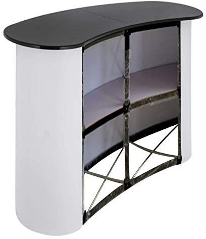 Fetcoi Trade Show Pop Up Table 130x40x90cm for Exhibitions Events