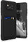 kwmobile Housse Compatible avec Xiaomi Poco X3 NFC/Poco X3 Pro Coque - Housse de téléphone avec Compartiment Carte en Silicone - Noir Mat