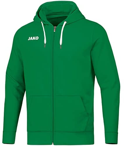 JAKO Herren Kapuzenjacke Base, Sportgrün, XL
