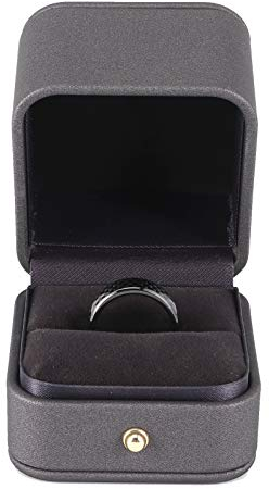 aqxreight Smart Key Ring, Carbon Fiber Car Smart Finger Key Ring mit Box Fit für Model 3 / X/S/Y (9)