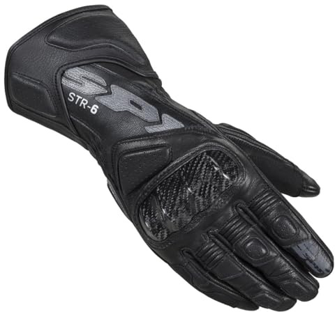 SPIDI STR-6 Motorfiets handschoenen, schwarz, M