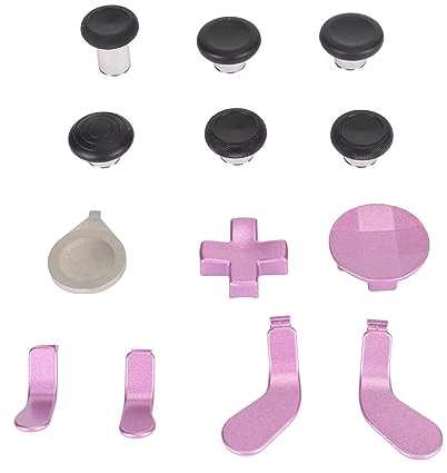 Ersatz-Thumbsticks für Xbox One Elite Controller Series 2, 12-in-1-Controller-Paddles, Thumbstick-Zubehör, Ersatzzubehör (Lila)
