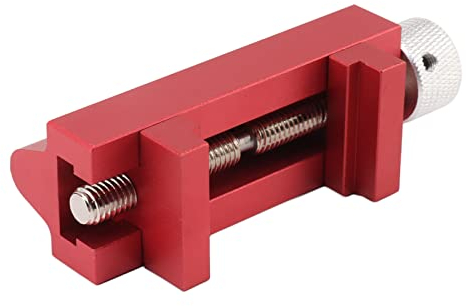 Tissting Stechbeitel Schleifhilfe 0–2,55 Zoll Verstellbarer Aluminiumlegierung Winkelschärfer Schärfen Stechbeitel Honing Guide für Holzmeißel, Hobelmesser, Flachmeißel