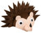 NET TOYS Fantasievolle Igel Mütze - Braun-Beige - Süßes Kinder-Kostüm-Zubehör Stacheltier Hut für Jungen und Mädchen