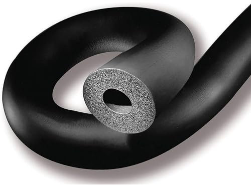 Rohrisolierung Rohrisolierun,Isolierung DN 6-110mm Dämmung,Schaumstoffschlauch für Griffgriffstütze,9-20mm Isolierstärke,Isolierschlauch für Rohre,1.7/1.8m Länge Schwarz,für Den Außenbereich,1stk ( Si