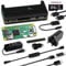 GeeekPi Raspberry Pi Zero W Starter Kit, with RPi Zero W Aluminum Case, QC3.0 Power Supply, 64GB Card Preloaded OS, 20Pin Header, Micro USB to OTG Adapter, HDMI Cable,Switch Cable and 4 Port USB Hub