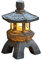 Hemore Linterna de Pagoda Solar, Estatua de Pagoda de jardín Japonesa de Resina de 10.2 Pulgadas, decoración de Linterna de jardín Zen Impermeable para balcón de Paisaje de Patio (Pagoda-2)