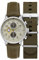 AVI-8 Hawker Hurricane Herren-Chronograph, 43,5 mm, mit Lederband, AV-4011, kakigrün