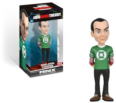 MINIX Bandai 12cm Big Bang Theory Collectible Figurines Display Collection Gift Toys for Kids and Adults TV Fans (MN16174)