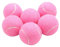 Perfeclan 6 Stück Tennisbälle, verschleißfest, professionelle Trainingsbälle, elastische Bälle für Indoor-Aktivitäten, Anfänger, Tennisbegeisterte, ROSA