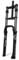 26X4.0 Fat Bike Suspension Forks Mountain Bike Air Fork BMX E-Bike Front Fork Straight 1-1/8 MTB Disc Brake Bicycle 170Mm Travel Bicycle Shock Absorber Fork A