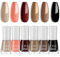 LOPHE Kit de Esmalte de Uñas - 6 Colores de Secado Rápido, Pintauñas Brillante, Fácil Aplicación, Bajo Olor, Base de Agua, B