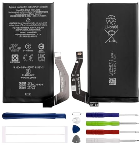 Duotipa 4300mAh Neu Ersatzakku GP5JE Kompatibel mit Google Pixel 7a akku mit Reparatur Tools Kit