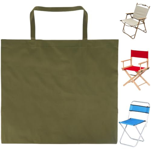 GORGECRAFT Bolsa de Repuesto para Silla Plegable de Camping de 83x 64cm Bolsa de Transporte Y Almacenamiento Liviana Tela Oxford Verde para Silla de Playa Silla de Gravedad Cero Silla de Director