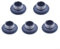 Set di 5 ingranaggi a vite senza fine per pompa dell'olio per motoseghe 340, 345, 346XP, 350, 455, funzionamento regolare e prestazioni