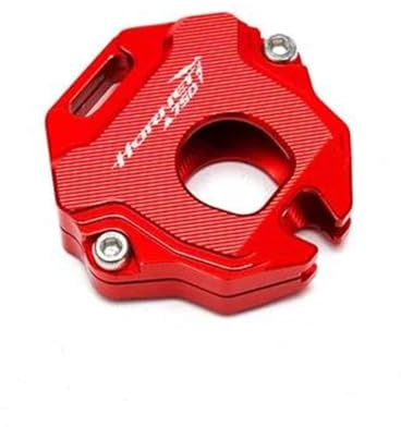 Étui à clés en aluminium Pour HON@&DA Hornet CB 750 HORNET De 2023 Accessoires De Moto CNC, Housse De Clé, Coque, Badge Brodé, Porte-clés(Red,A)