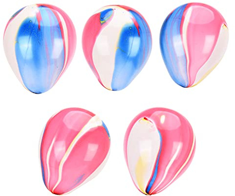 TYCIONG 100 Stück Marmor-Ballon, Latex-Ballon in Verschiedenen Farben für Party-Dekoration, mit Helium für Schwimmkörper, Hochzeit, Geburtstag, Abschlussfeier, Weihnachten